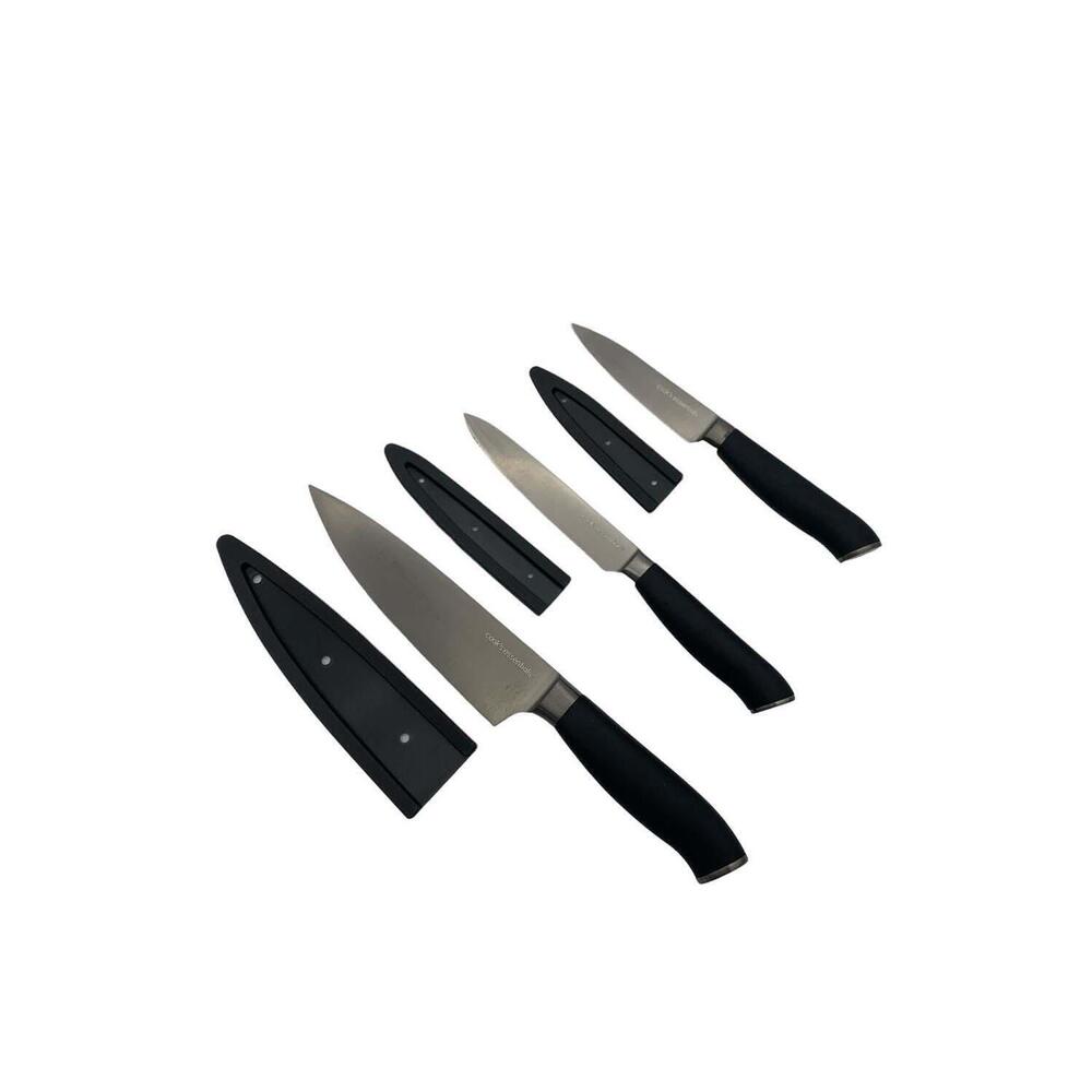 Cook's Essentials 3-Piece Japanese Steel Knife Set
